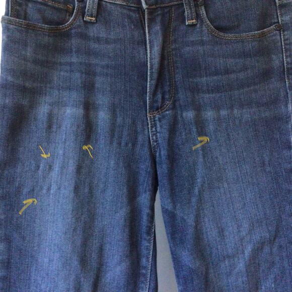 Paige Jacqueline Straight Jeans Sz 24 - Picture 4 of 7